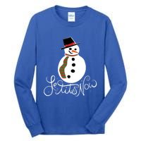 Le Tits Now Let It Snow Gift Tall Long Sleeve T-Shirt