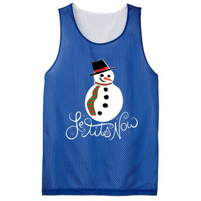 Le Tits Now Let It Snow Gift Mesh Reversible Basketball Jersey Tank