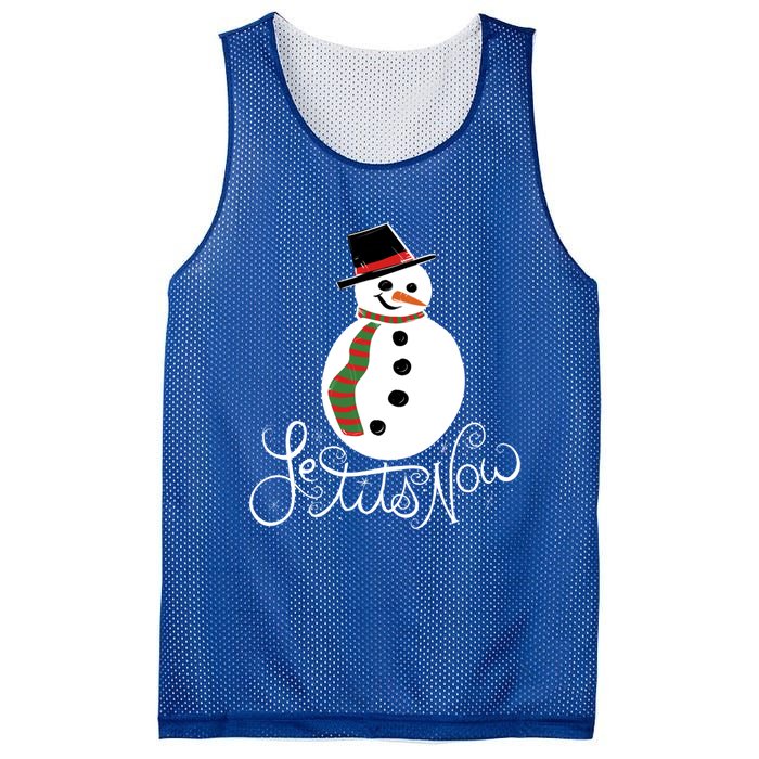 Le Tits Now Let It Snow Gift Mesh Reversible Basketball Jersey Tank