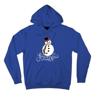 Le Tits Now Let It Snow Gift Tall Hoodie