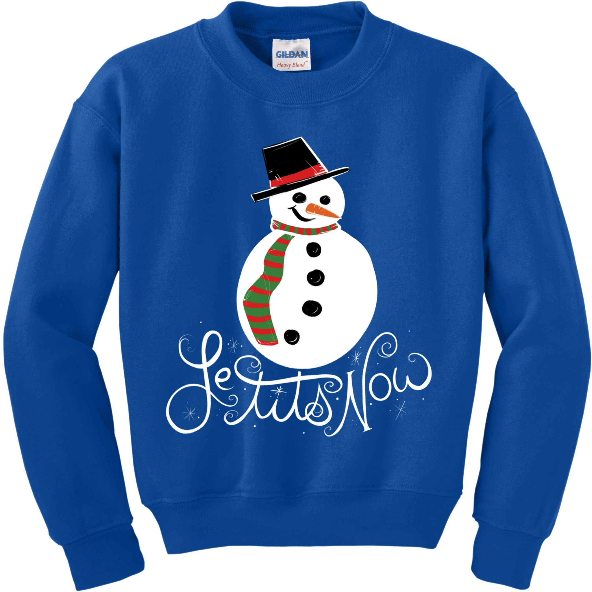 Le Tits Now Let It Snow Gift Kids Sweatshirt