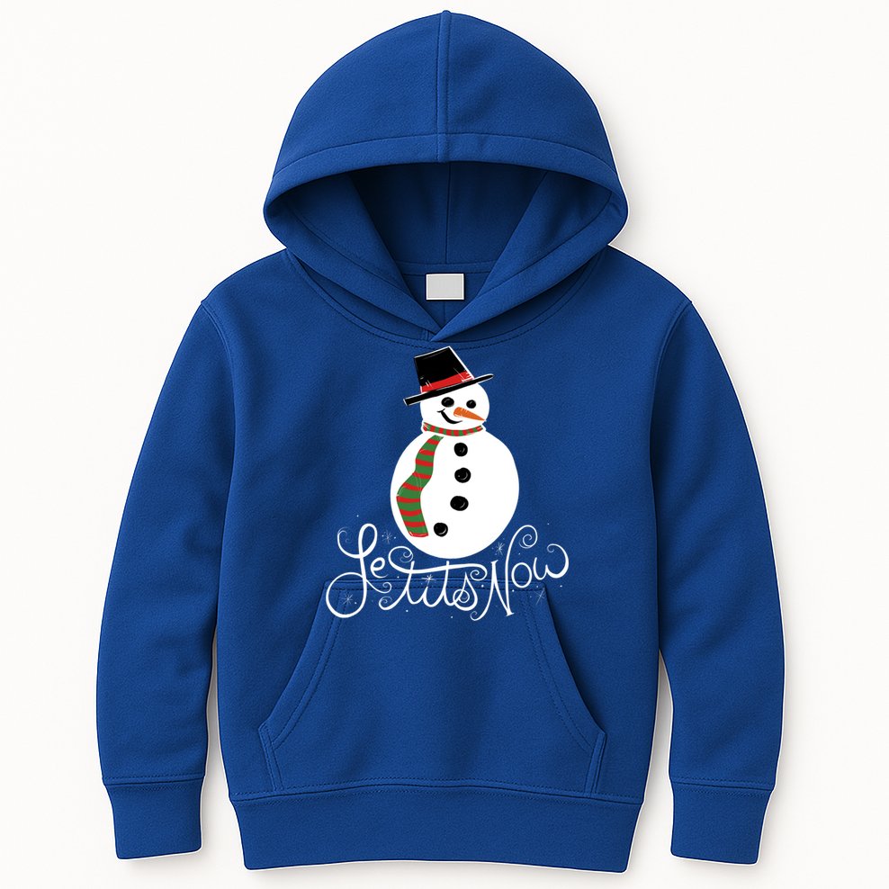 Le Tits Now Let It Snow Gift Kids Hoodie