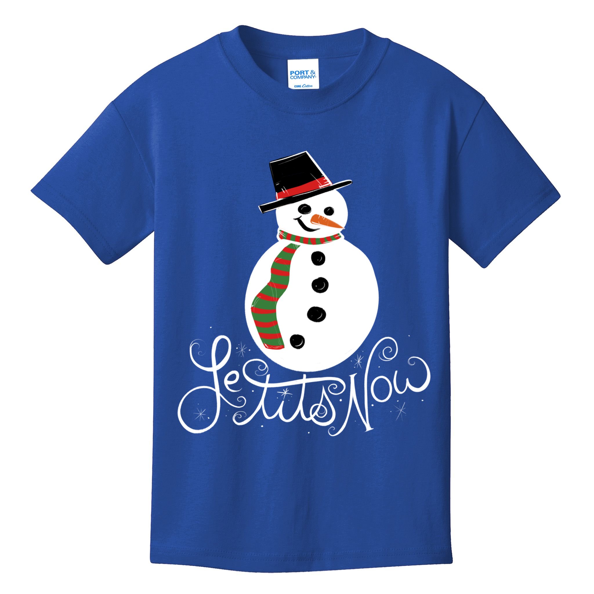 Le Tits Now Let It Snow Gift Kids T-Shirt