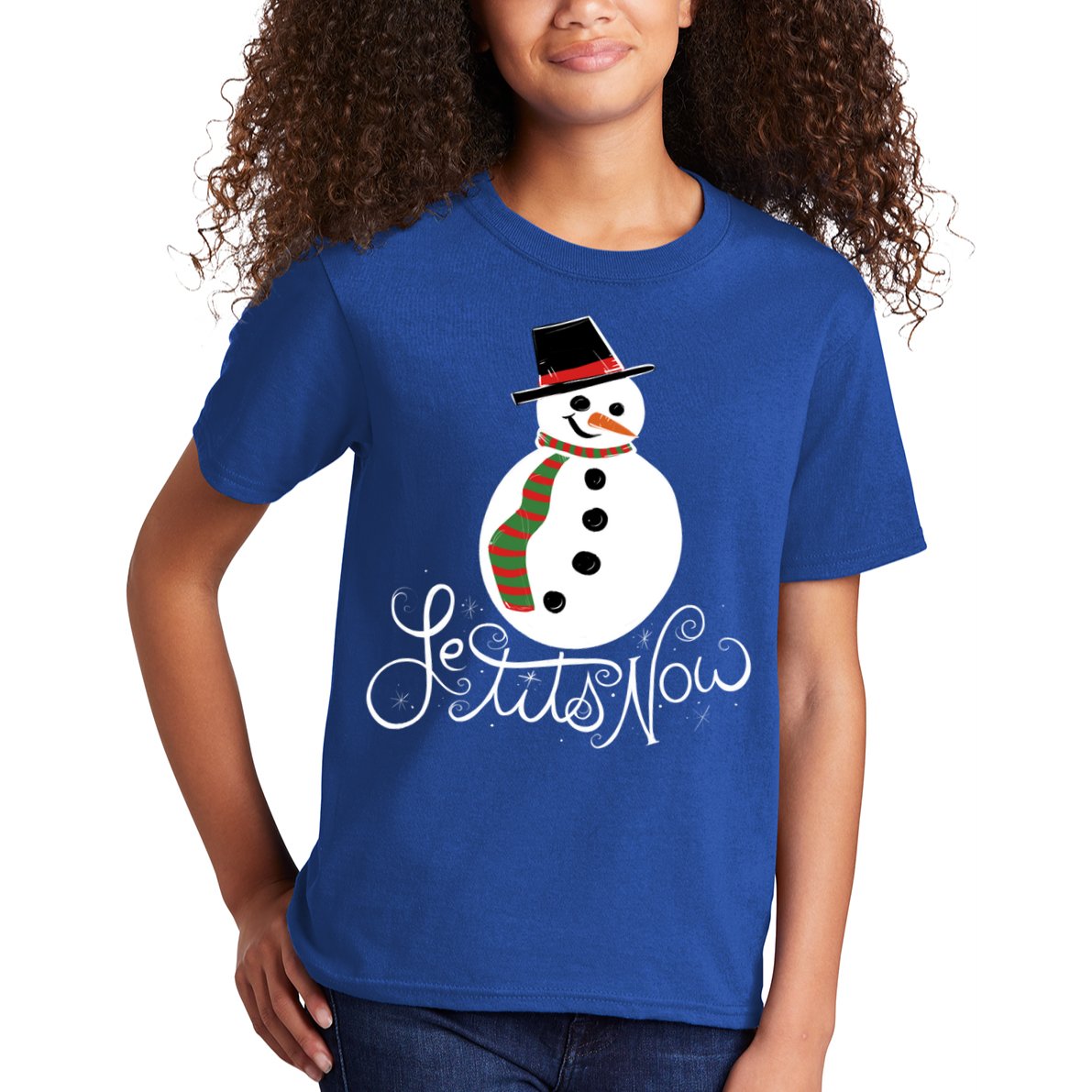 Le Tits Now Let It Snow Gift Kids T-Shirt