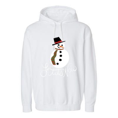 Le Tits Now Let It Snow Gift Garment-Dyed Fleece Hoodie