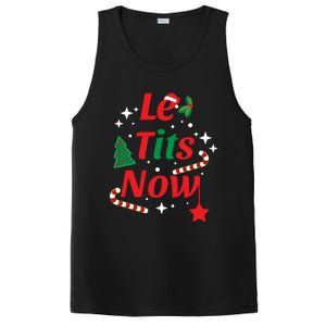 Le Tits Now Funny Christmas Snow Gift PosiCharge Competitor Tank