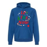 Le Tits Now Funny Christmas Snow Gift Premium Hoodie