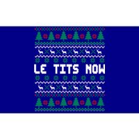 Le Tits Now Ugly Christmas Sweater Let It Snow Gift Bumper Sticker