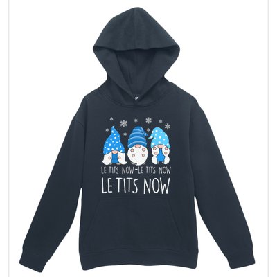 Le Tits Now Christmas Let It Snow Ugly Sweater Funny Party Urban Pullover Hoodie