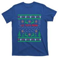 Le Tits Now Christmas Let It Snow Ugly Sweater Party Gift T-Shirt