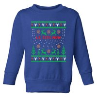 Le Tits Now Christmas Let It Snow Ugly Sweater Party Gift Toddler Sweatshirt