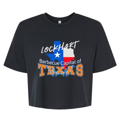 Lockhart Texas Nicknamed The Barbecue Capital Of Texas Bella+Canvas Jersey Crop Tee