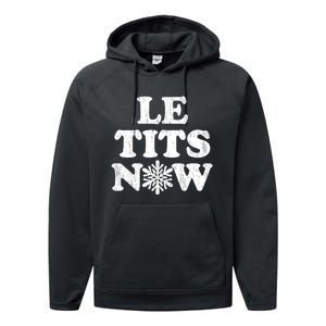 Le Tits Now Performance Fleece Hoodie