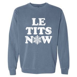 Le Tits Now Garment-Dyed Sweatshirt