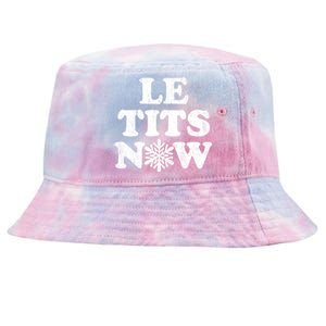 Le Tits Now Tie-Dyed Bucket Hat