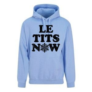 Le Tits Now Unisex Surf Hoodie