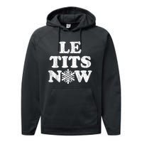 Le Tits Now Performance Fleece Hoodie