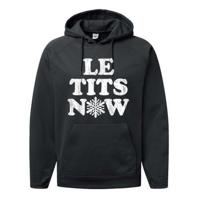 Le Tits Now Performance Fleece Hoodie