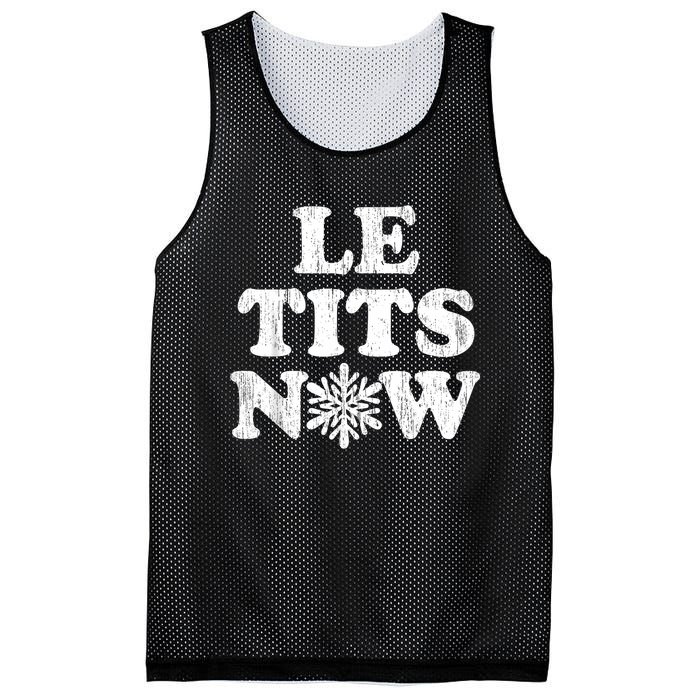 Le Tits Now Mesh Reversible Basketball Jersey Tank