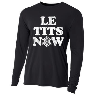 Le Tits Now Cooling Performance Long Sleeve Crew