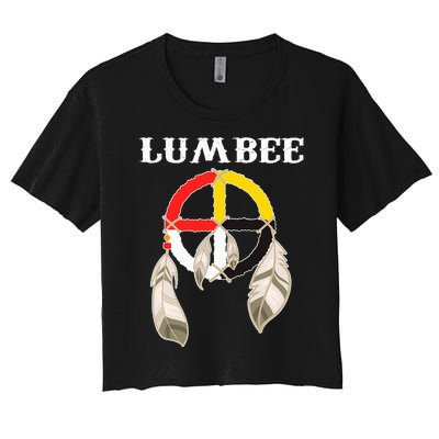 Lumbee Tribe Native American Indian  Women's Crop Top Tee