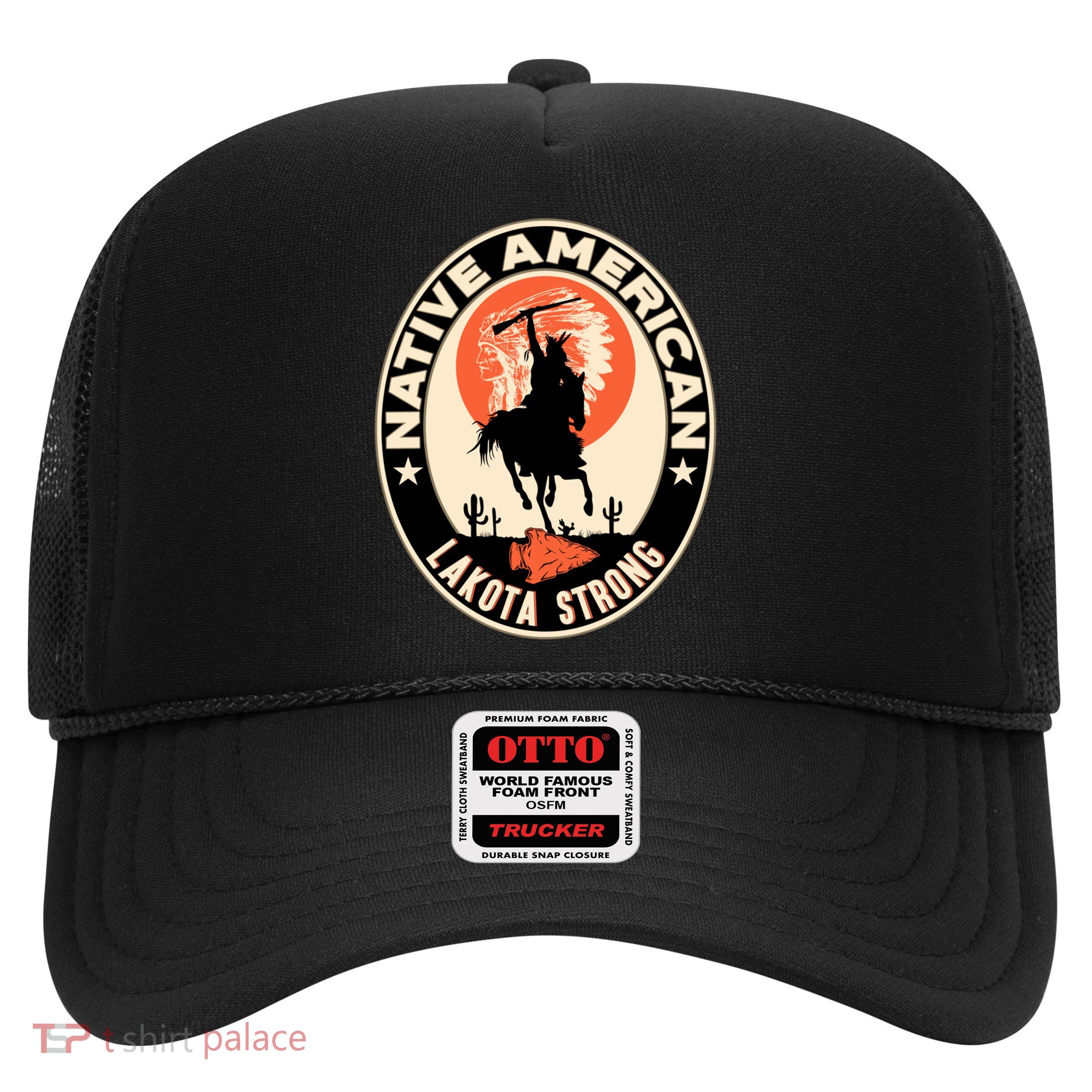 Lakota Tribe Native American Indian Pride Strong Retro Cool Gift Trucker Hat