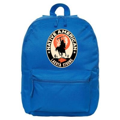 Lakota Tribe Native American Indian Pride Strong Retro Cool Gift 16 in Basic Backpack