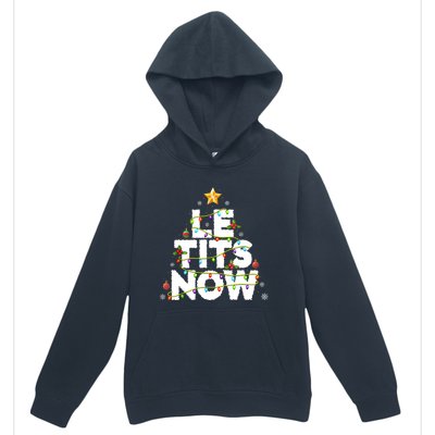 Le Tits Now Christmas Let It Snow Xmas Party Essential Urban Pullover Hoodie