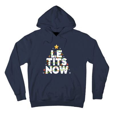 Le Tits Now Christmas Let It Snow Xmas Party Essential Tall Hoodie