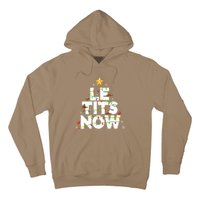 Le Tits Now Christmas Let It Snow Xmas Party Essential Hoodie