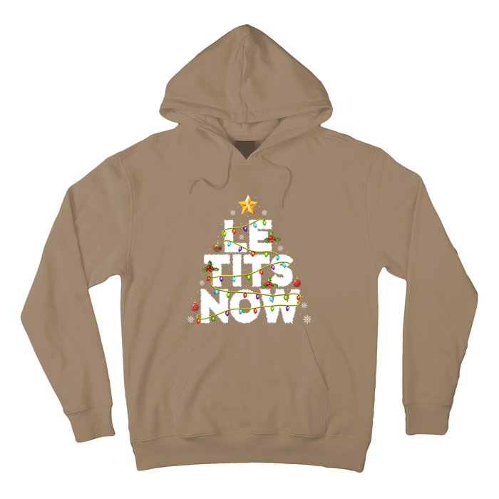 Le Tits Now Christmas Let It Snow Xmas Party Essential Hoodie