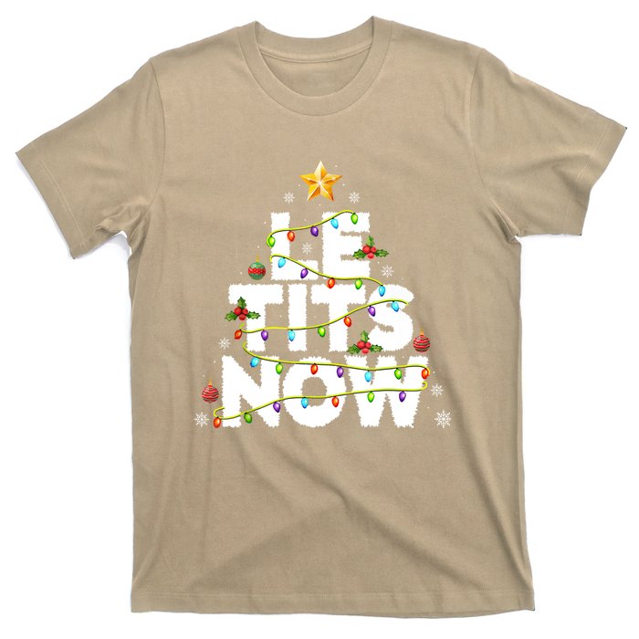 Le Tits Now Christmas Let It Snow Xmas Party Essential T-Shirt