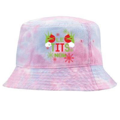 Le Tits Now Christmas Ugly Sweater Classic Tie-Dyed Bucket Hat