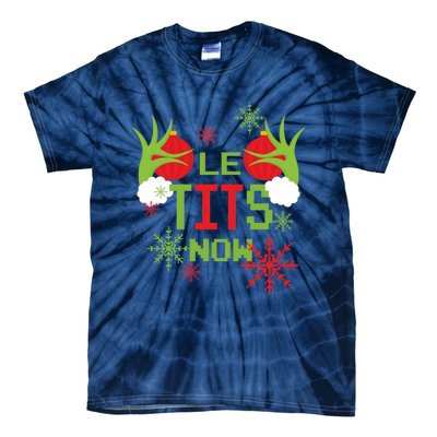 Le Tits Now Christmas Ugly Sweater Classic Tie-Dye T-Shirt