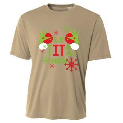 Le Tits Now Christmas Ugly Sweater Classic Cooling Performance Crew T-Shirt