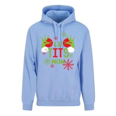 Le Tits Now Christmas Ugly Sweater Classic Unisex Surf Hoodie