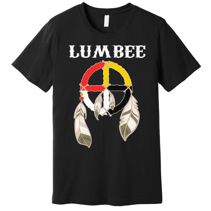 Lumbee Tribe Native American Indian Medicine Wheel Premium T-Shirt