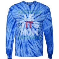 Le Tits Now Funny Christmas Let It Snow Adult Ugly Christmas Gift Tie-Dye Long Sleeve Shirt