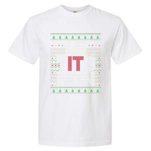 Le Tits Now Funny Christmas Let It Snow Adult Ugly Christmas Gift Garment-Dyed Heavyweight T-Shirt