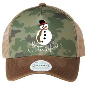 Le Tits Now Let It Snow Gift Legacy Tie Dye Trucker Hat