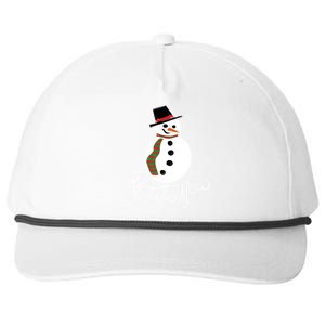 Le Tits Now Let It Snow Gift Snapback Five-Panel Rope Hat