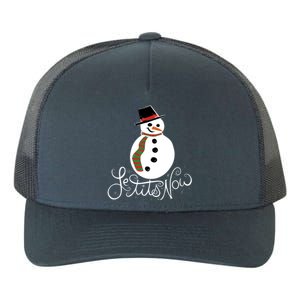 Le Tits Now Let It Snow Gift Yupoong Adult 5-Panel Trucker Hat