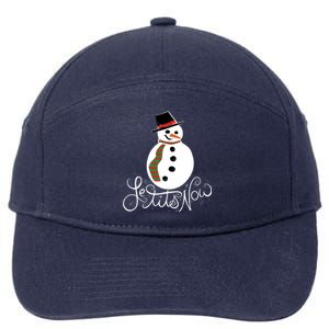 Le Tits Now Let It Snow Gift 7-Panel Snapback Hat