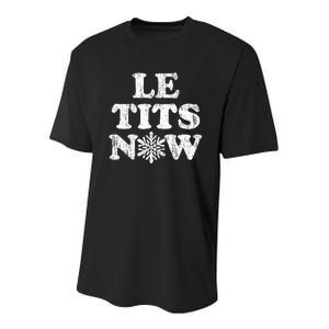 Le Tits Now Youth Performance Sprint T-Shirt