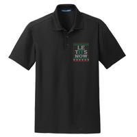 Le Tits Now Christmas Let It Snow Ugly Sweater Funny Dry Zone Grid Polo