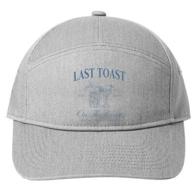 Last Toast On The Coast Bachelorette Party Beach Bridal 7-Panel Snapback Hat