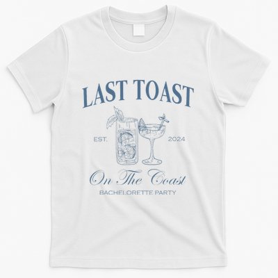 Last Toast On The Coast Bachelorette Party Beach Bridal T-Shirt