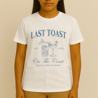 Last Toast On The Coast Bachelorette Party Beach Bridal T-Shirt