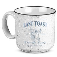 Last Toast On The Coast Bachelorette Party Beach Bridal 15oz Campfire Ceramic Mug