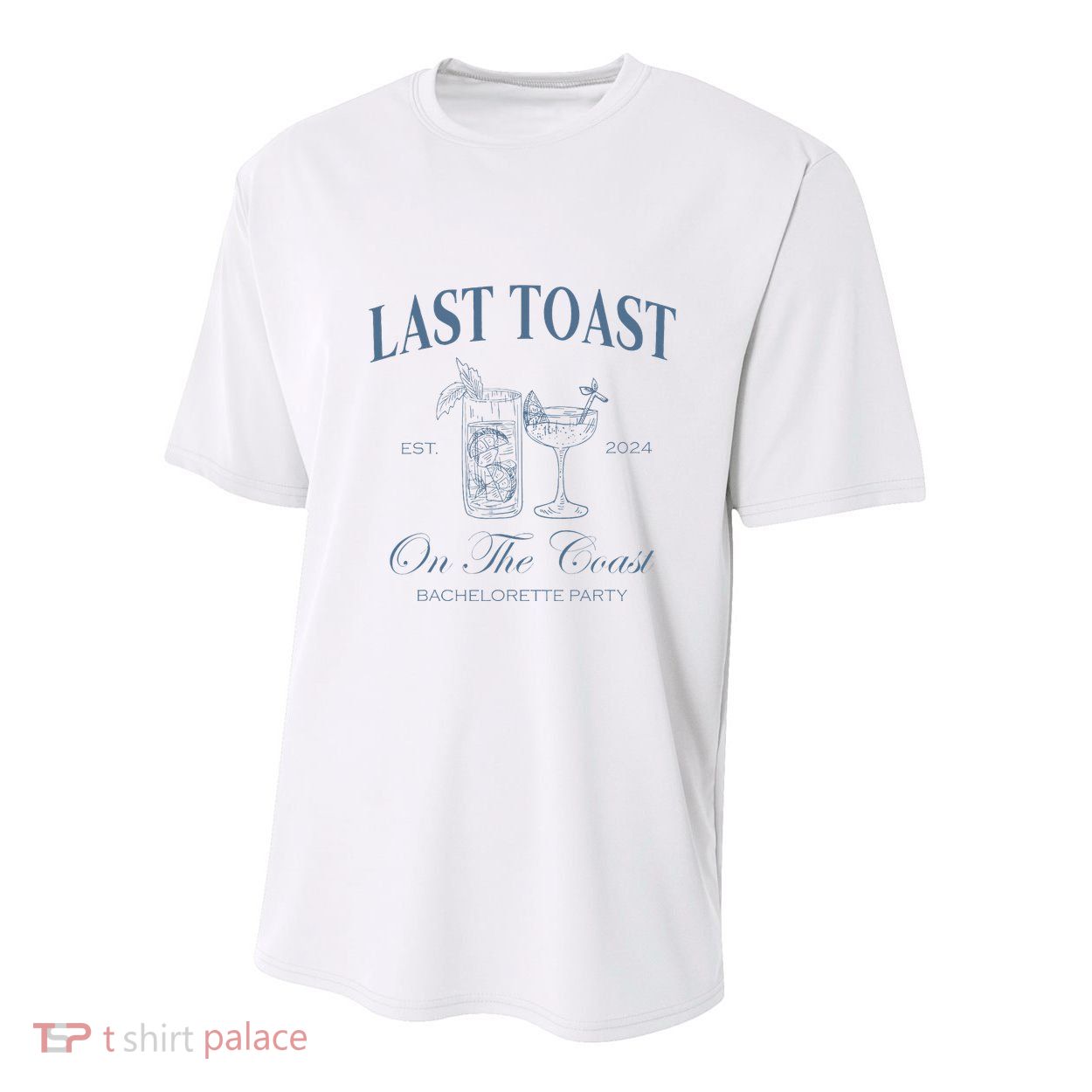 Last Toast On The Coast Bachelorette Party Beach Bridal Youth Performance Sprint T-Shirt